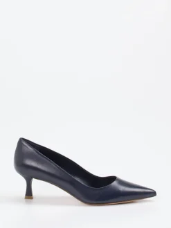 Konstantin Starke – Pumps aus Lackleder in Dunkelblau