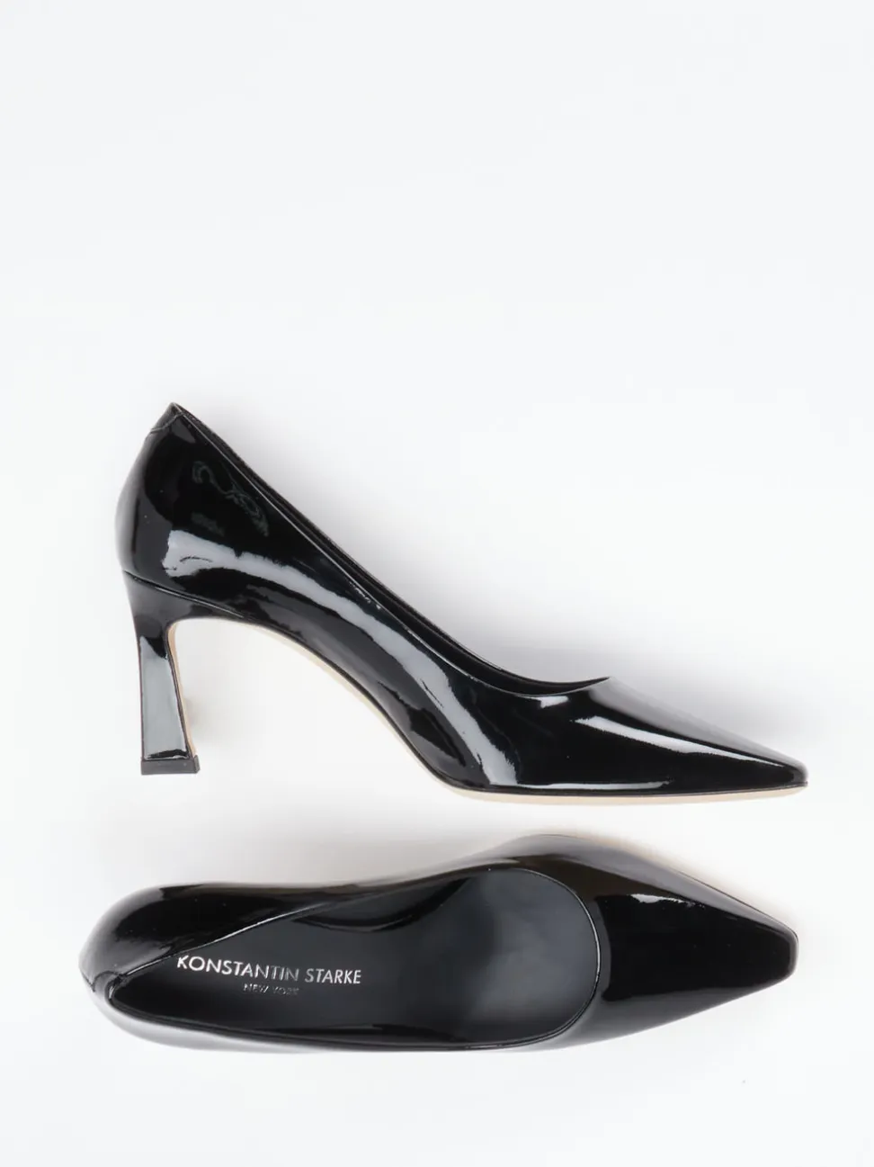 Konstantin Starke – Pumps aus Lackleder Schwarz