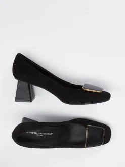 Konstantin Starke – Pumps aus Veloursleder Schwarz