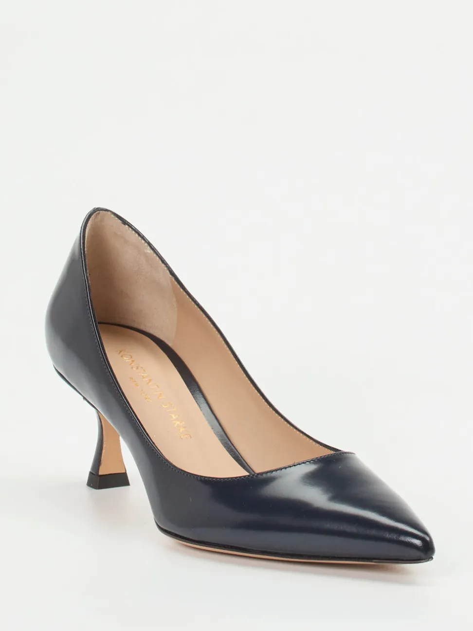 Konstantin Starke – Pumps aus Hochglanzleder in Blau
