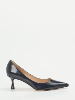 Konstantin Starke – Pumps aus Hochglanzleder in Blau