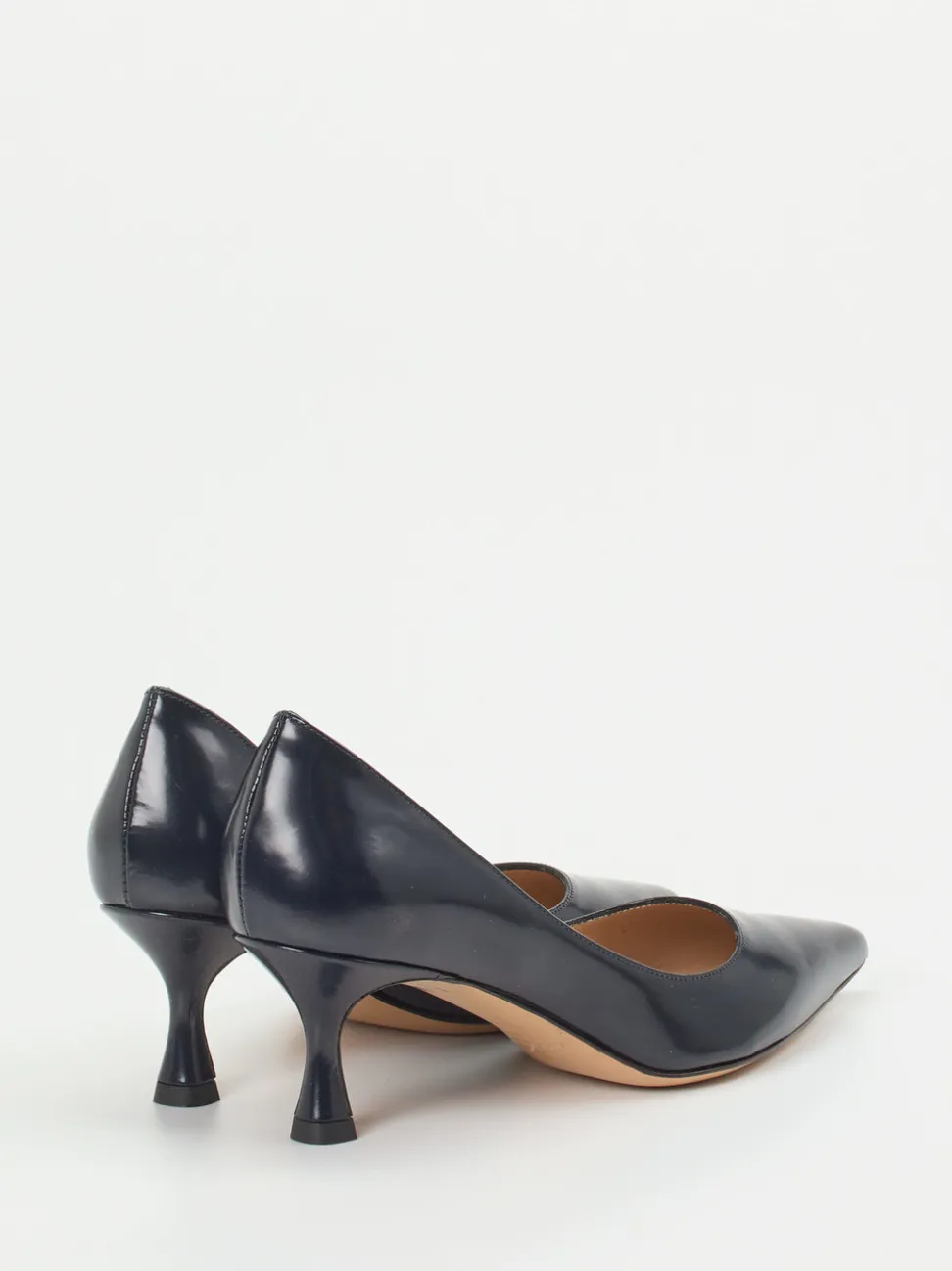 Konstantin Starke – Pumps aus Hochglanzleder in Blau