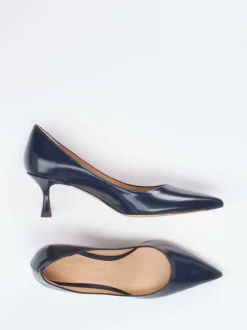 Konstantin Starke – Pumps aus Hochglanzleder in Blau