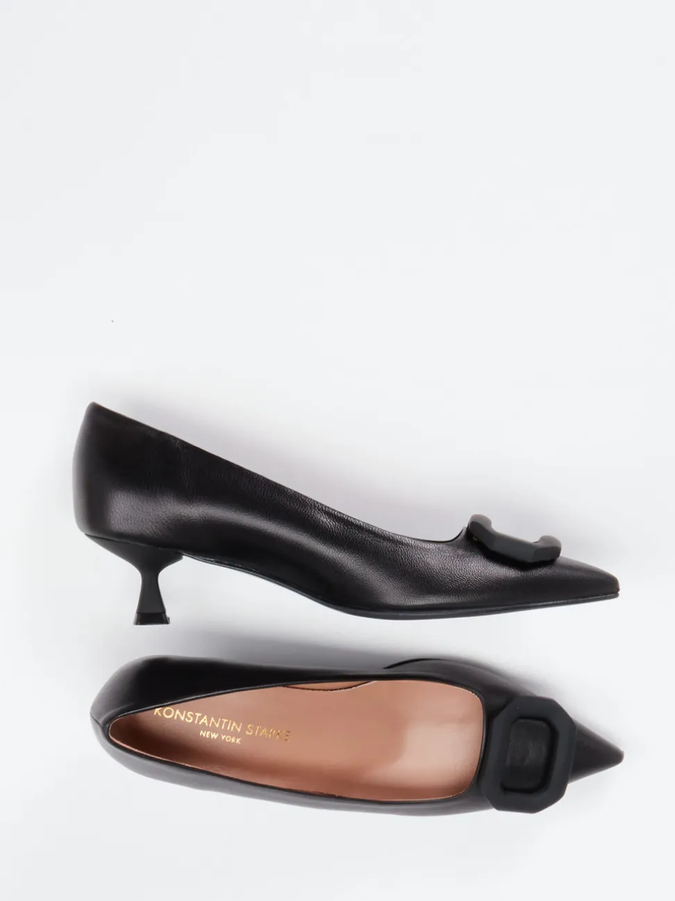Konstantin Starke – Pumps aus Lammleder in Schwarz