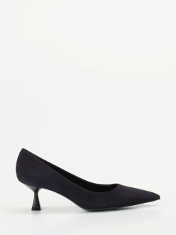 Konstantin Starke – Pumps aus Veloursleder in Blau