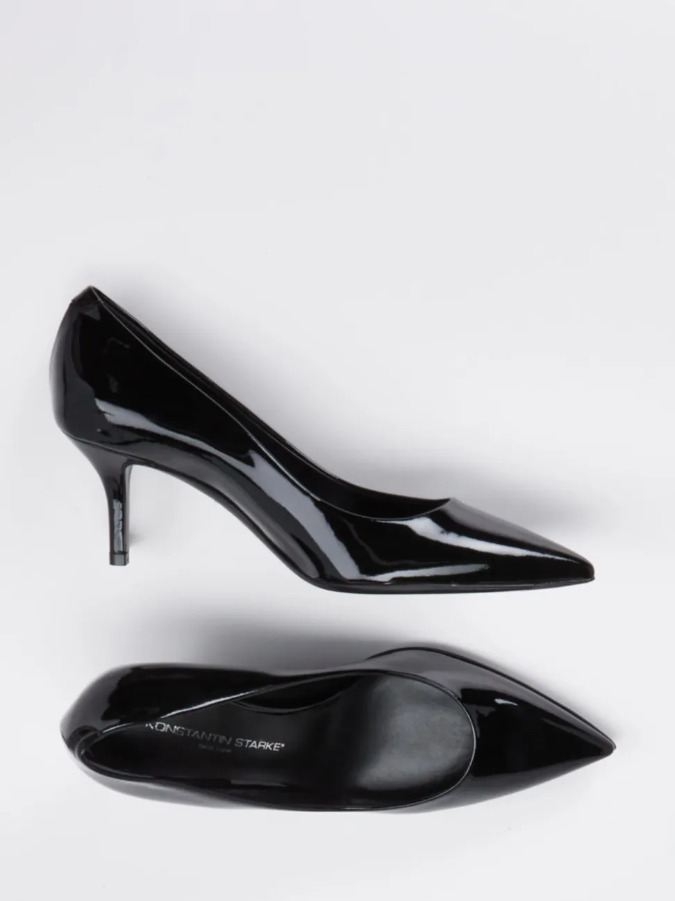 Konstantin Starke – Pumps aus Lackleder Schwarz