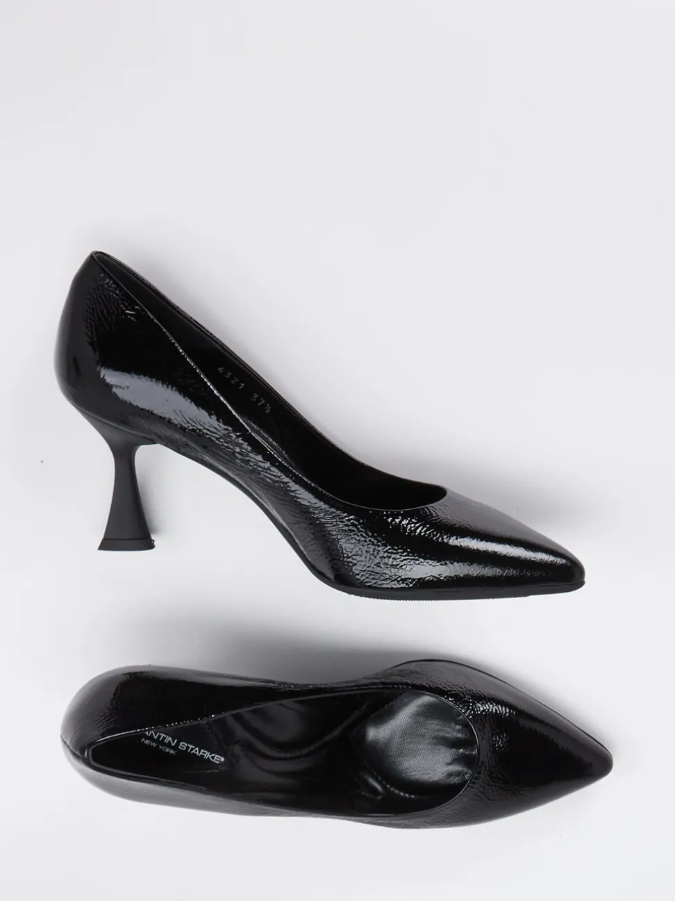 Konstantin Starke – Pumps aus Lackleder Schwarz