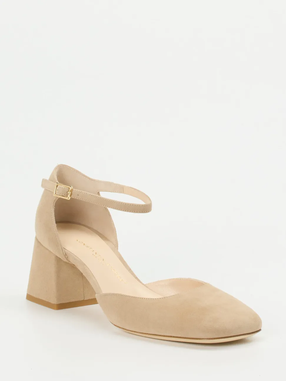 Konstantin Starke – Pumps aus Veloursleder beige