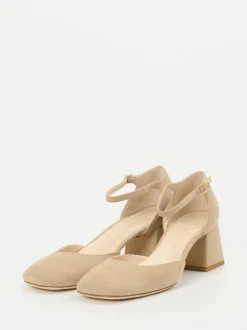 Konstantin Starke – Pumps aus Veloursleder beige