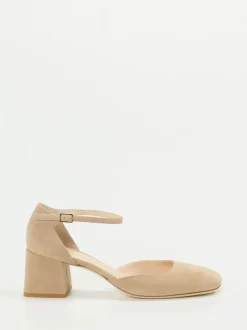 Konstantin Starke – Pumps aus Veloursleder beige