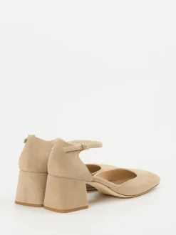 Konstantin Starke – Pumps aus Veloursleder beige