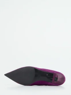 Konstantin Starke – Pumps aus Veloursleder Violett