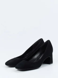 Konstantin Starke – Pumps aus Veloursleder Schwarz