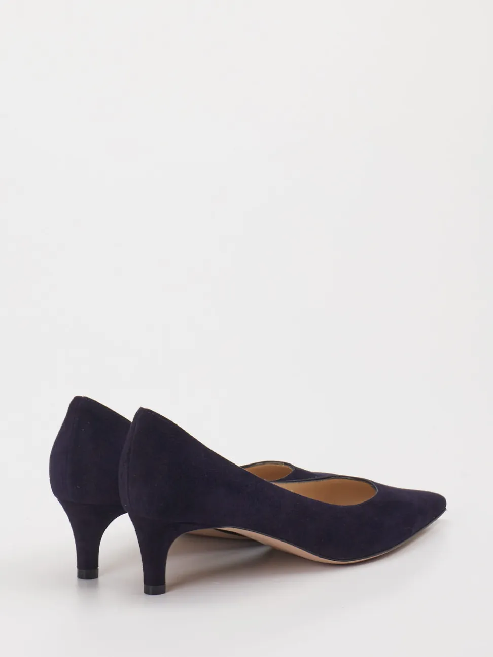 Konstantin Starke – Pumps aus Veloursleder Dunkelblau