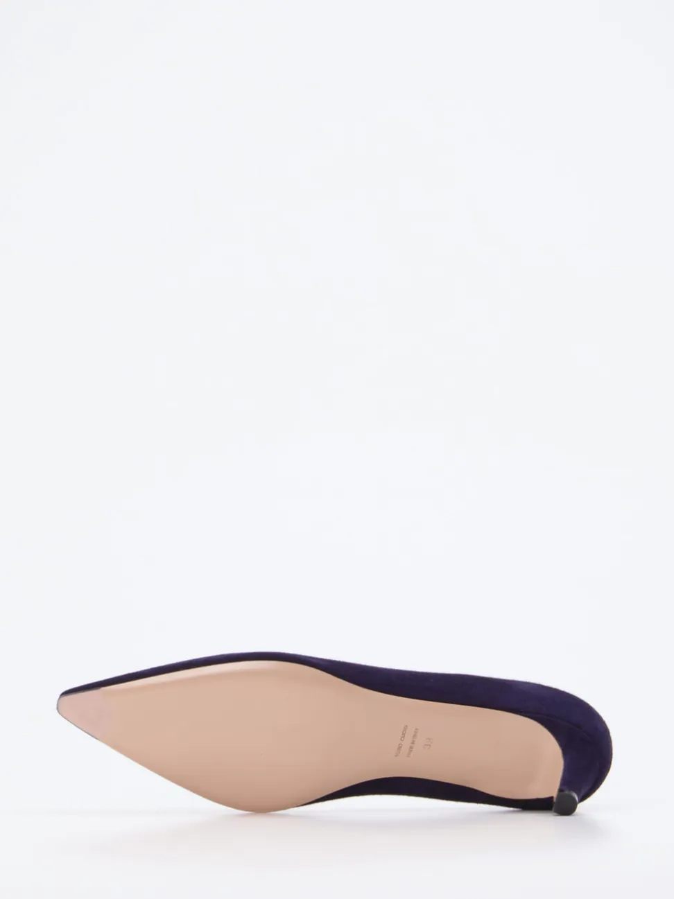 Konstantin Starke – Pumps aus Veloursleder Dunkelblau