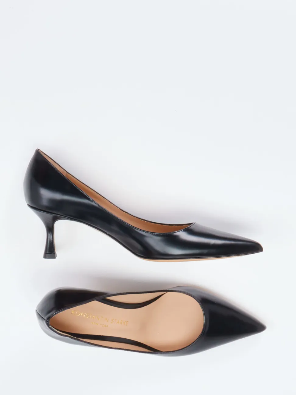 Konstantin Starke – Pumps aus Hochglanzleder schwarz