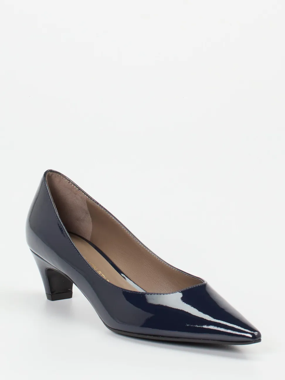 Konstantin Starke – Pumps aus Lackleder Dunkelblau