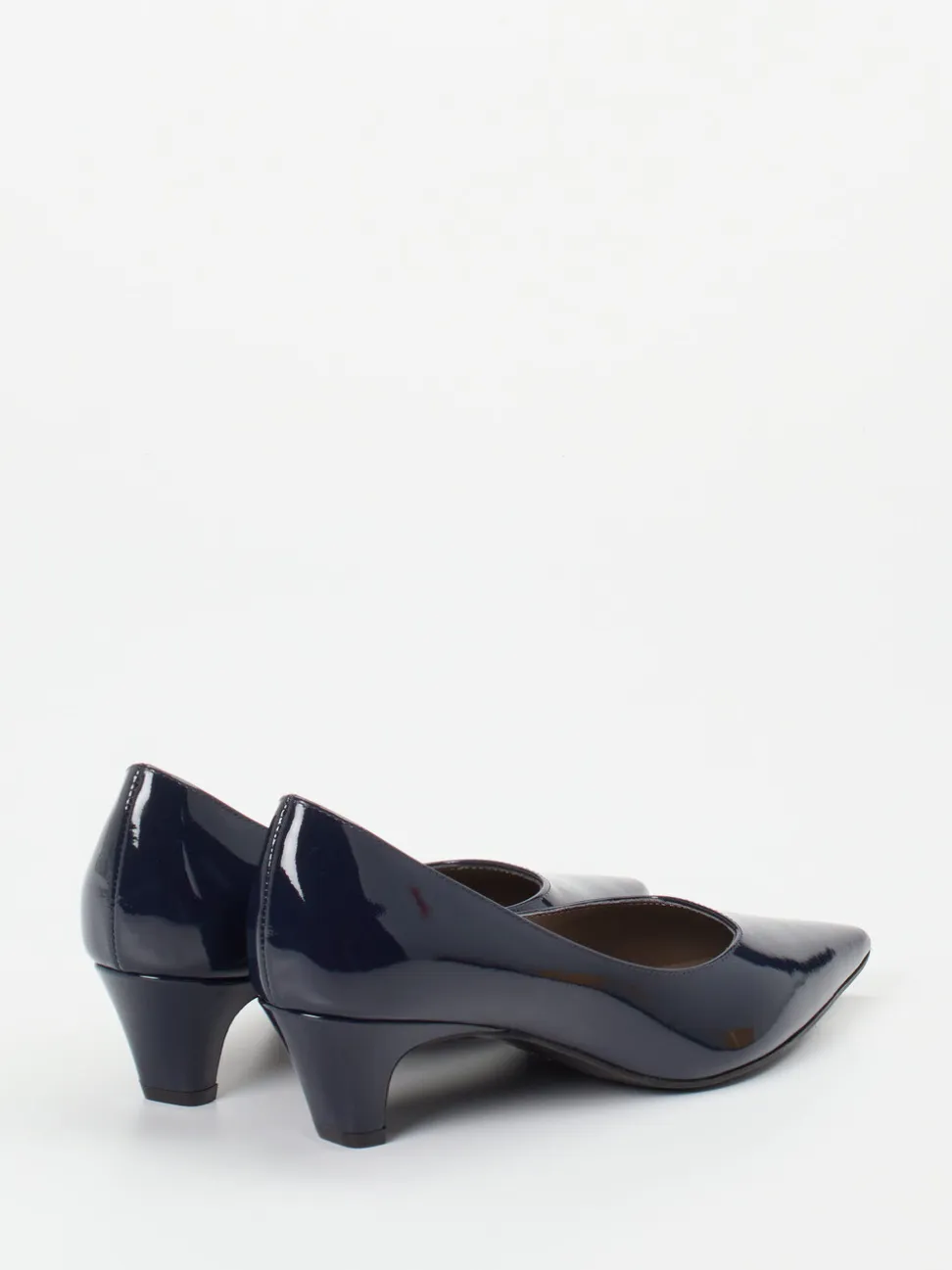 Konstantin Starke – Pumps aus Lackleder Dunkelblau