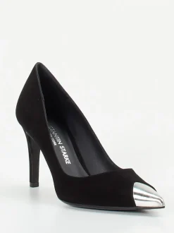 Konstantin Starke – Pumps aus Veloursleder Schwarz