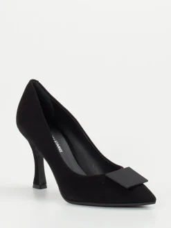 Konstantin Starke – Pumps aus Veloursleder Schwarz