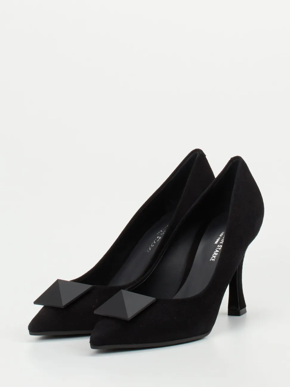 Konstantin Starke – Pumps aus Veloursleder Schwarz