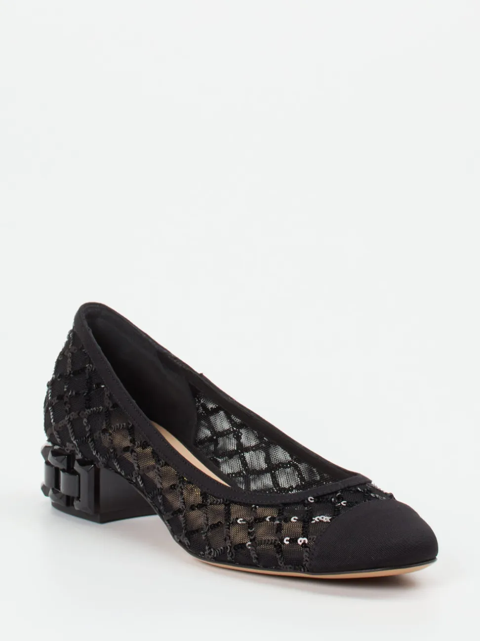 Konstantin Starke – Pumps aus Textil in Schwarz
