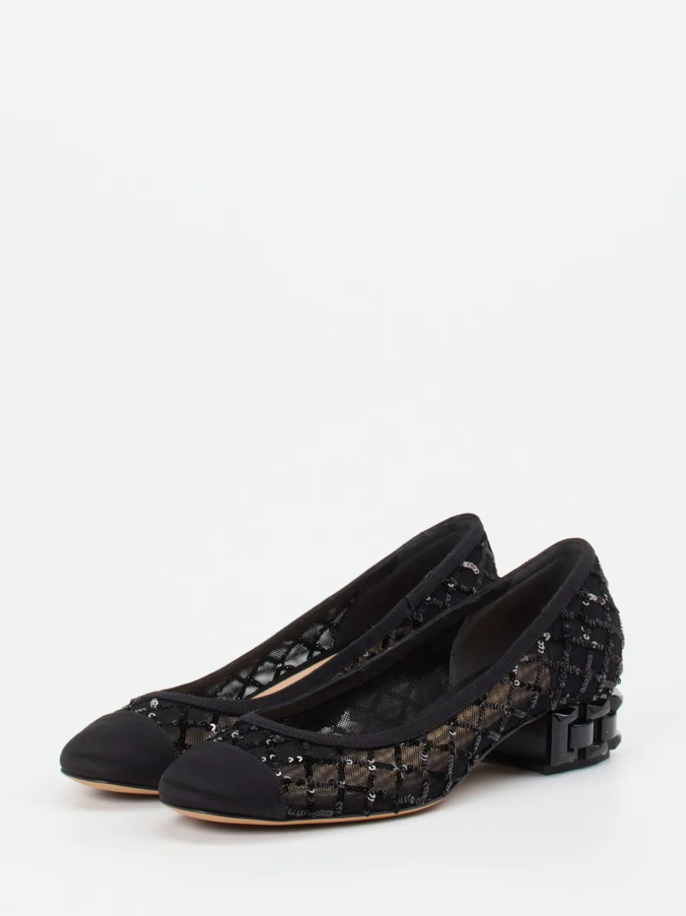 Konstantin Starke – Pumps aus Textil in Schwarz