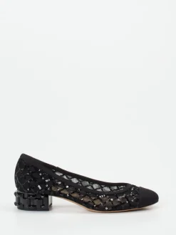 Konstantin Starke – Pumps aus Textil in Schwarz