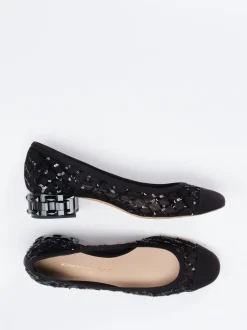 Konstantin Starke – Pumps aus Textil in Schwarz