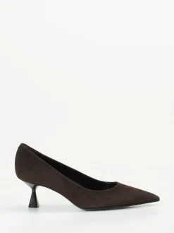 Konstantin Starke – Pumps aus Veloursleder Dunkelbraun