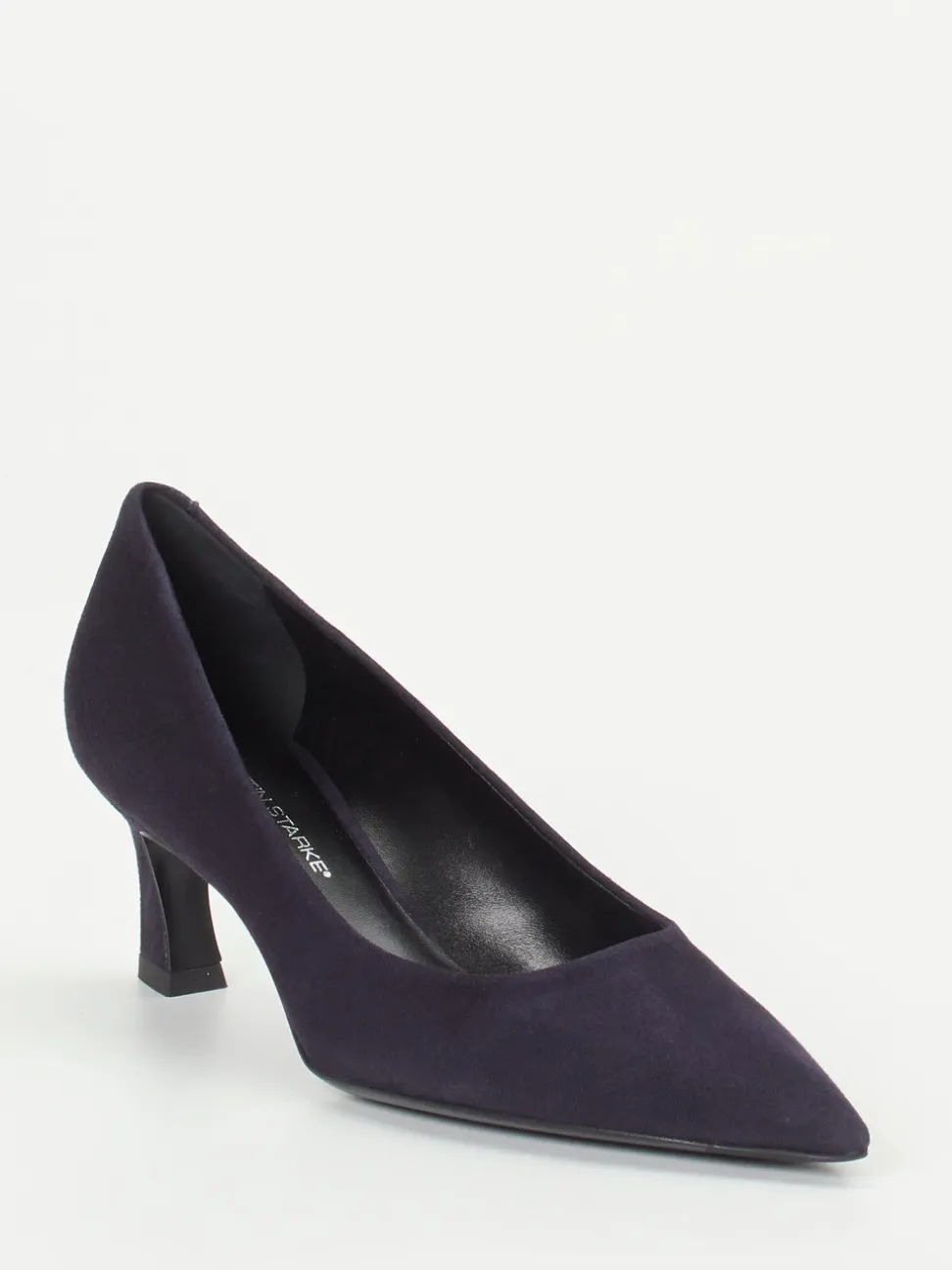 Konstantin Starke – Pumps aus Veloursleder tiefviolett