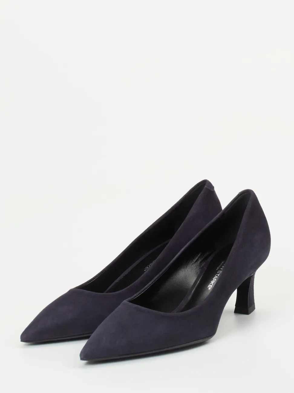 Konstantin Starke – Pumps aus Veloursleder tiefviolett