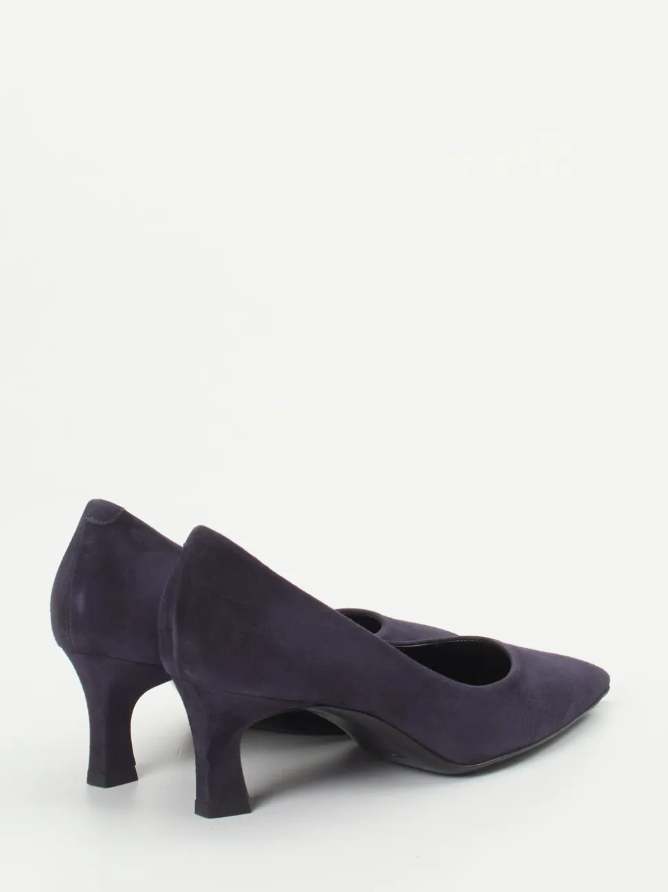 Konstantin Starke – Pumps aus Veloursleder tiefviolett