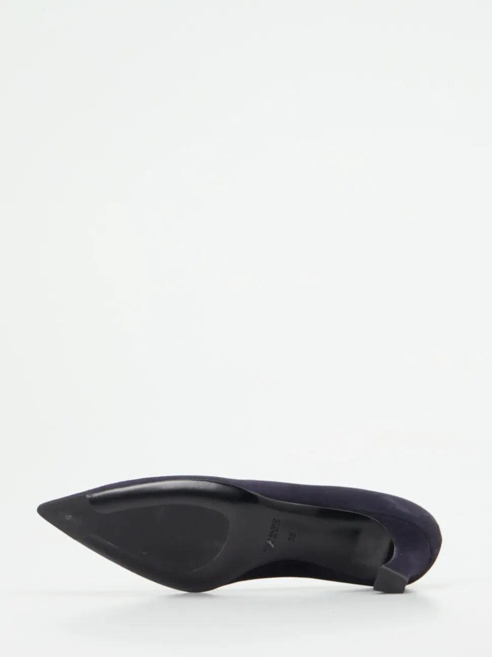 Konstantin Starke – Pumps aus Veloursleder tiefviolett