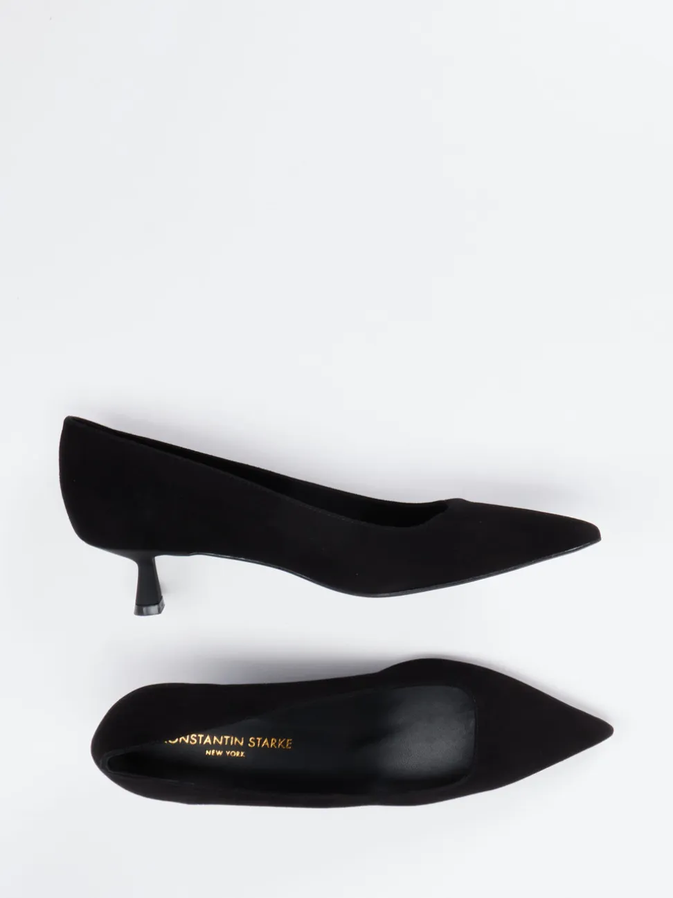 Konstantin Starke – Pumps aus Veloursleder schwarz