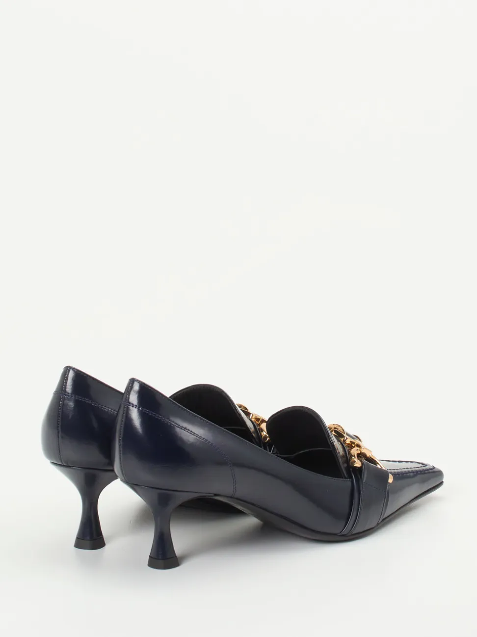 Konstantin Starke – Pumps aus Hochglanzleder Dunkelblau