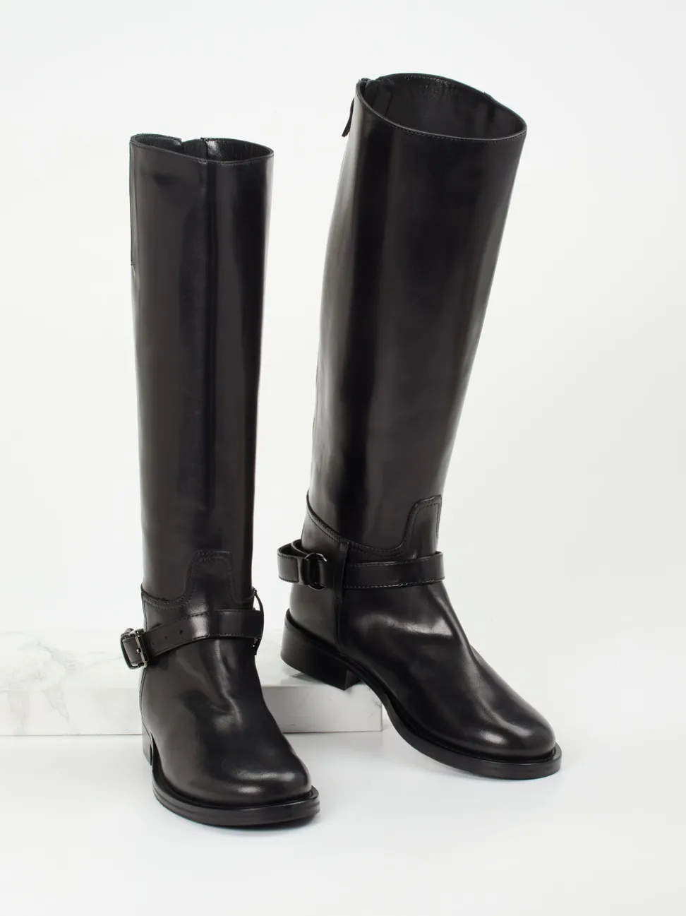 Konstantin Starke – Reitstiefel aus Kalbleder schwarz