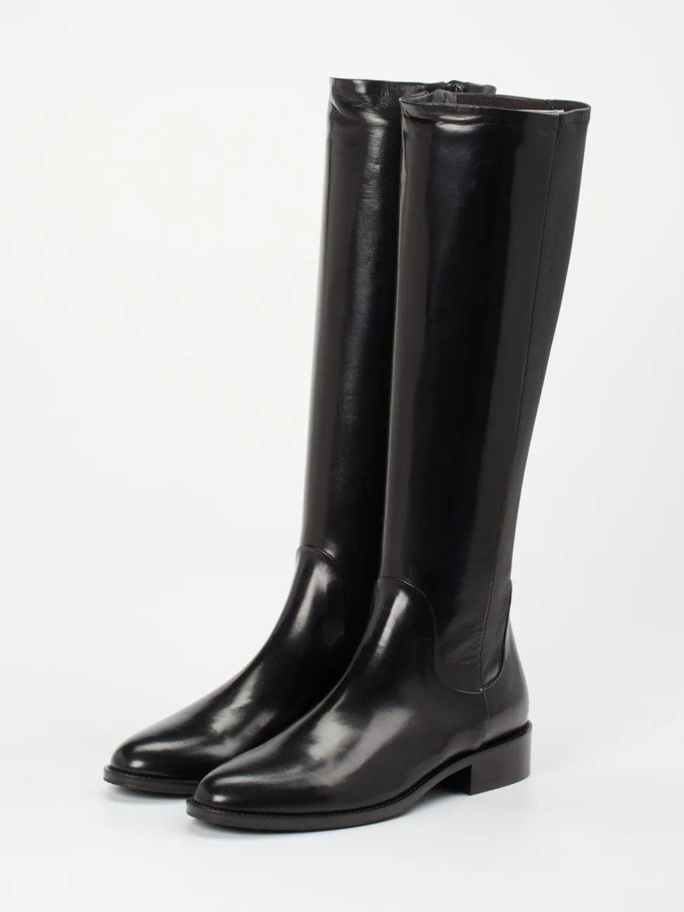 Konstantin Starke – Reitstiefel aus Lammleder Schwarz