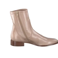 Konstantin Starke – Reißverschluss-Stiefeletten aus Lammleder beige
