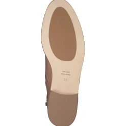 Konstantin Starke – Reißverschluss-Stiefeletten aus Lammleder beige