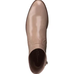 Konstantin Starke – Reißverschluss-Stiefeletten aus Lammleder beige