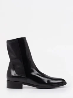 Konstantin Starke – Reißverschluss-Stiefelette aus Lammleder Blau