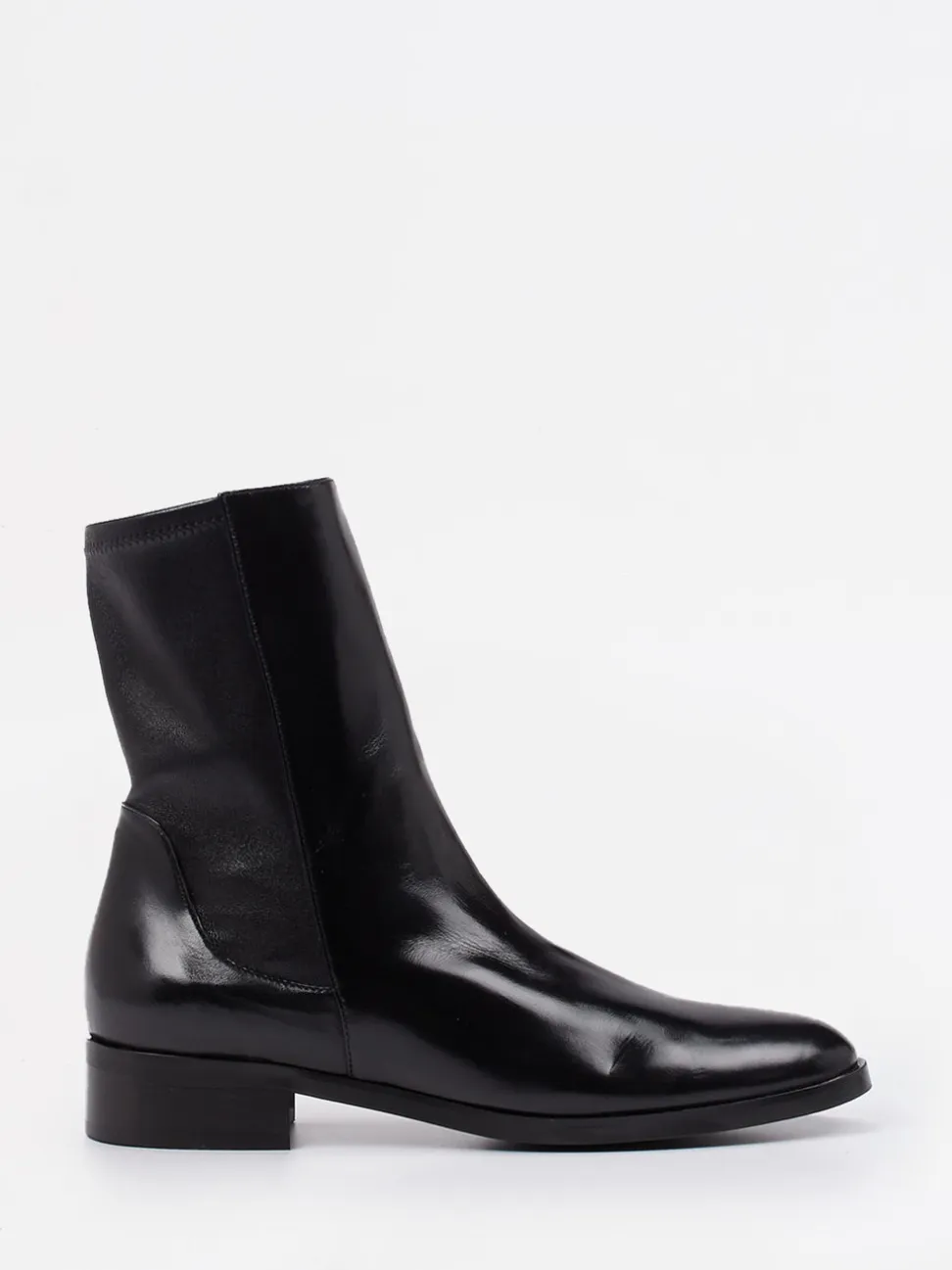 Konstantin Starke – Reißverschluss-Stiefelette aus Lammleder Blau
