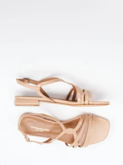 Konstantin Starke – Riemchensandalen aus Lackleder beige