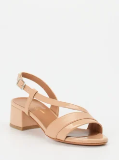 Konstantin Starke – Sandalette aus Lackleder Nude-Rosé