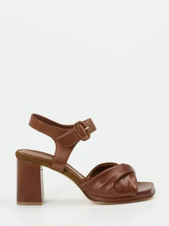 Konstantin Starke – Sandalen aus Lammleder in Braun