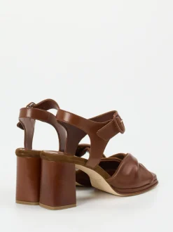 Konstantin Starke – Sandalen aus Lammleder in Braun
