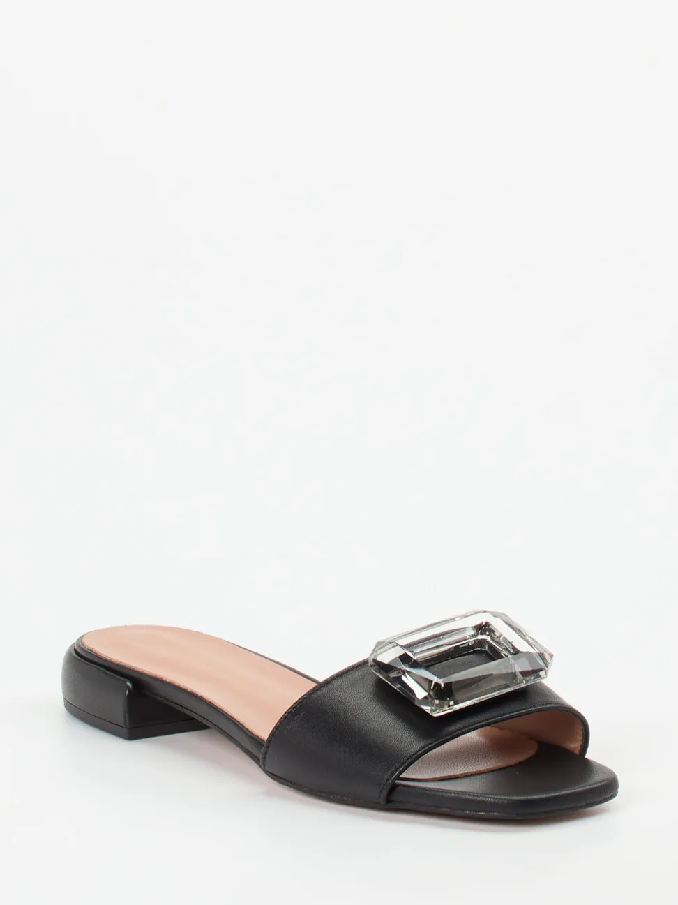 Konstantin Starke – Sandalen aus Lammleder Schwarz