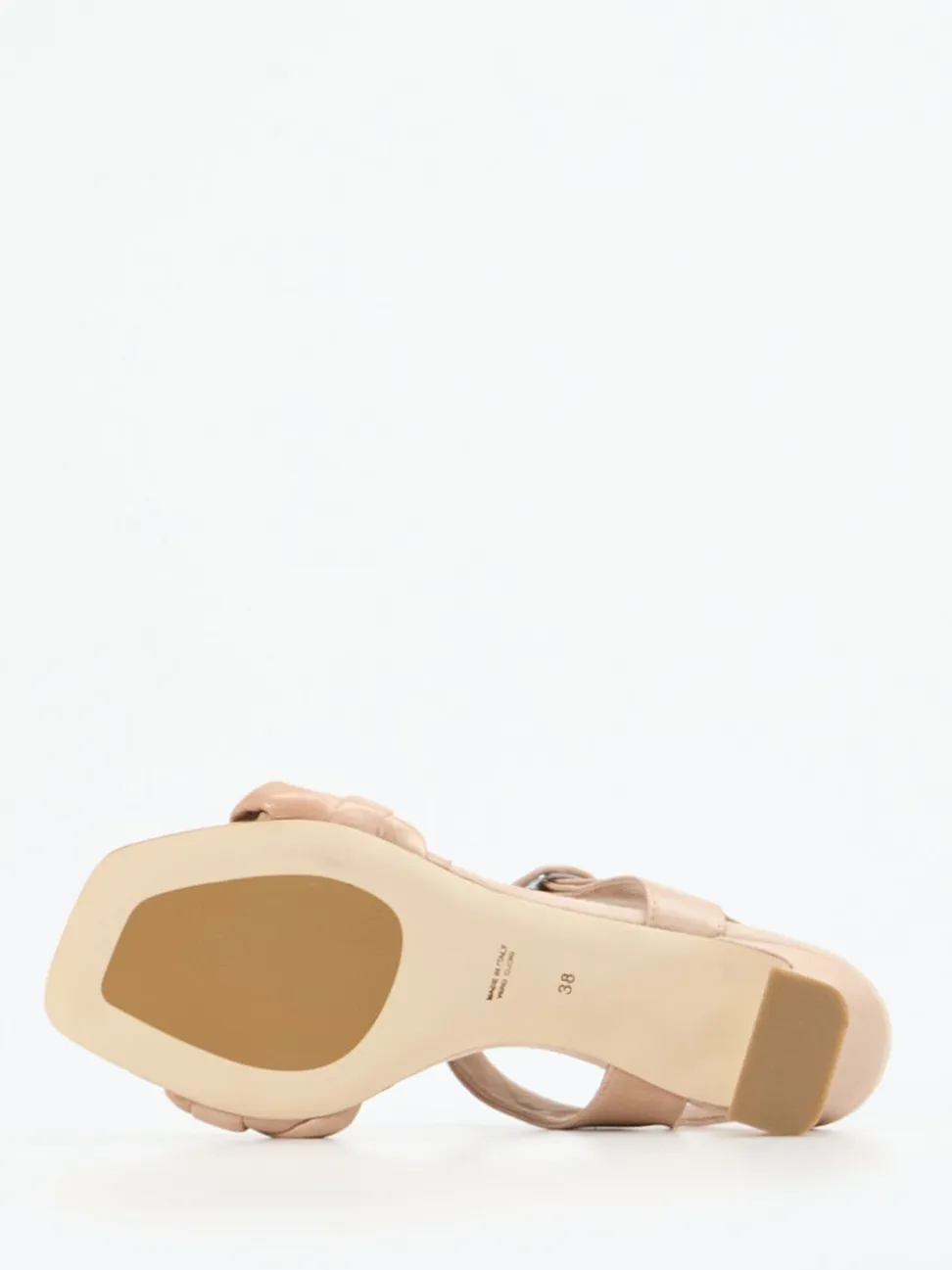 Konstantin Starke – Sandalen aus Flechtleder Nude