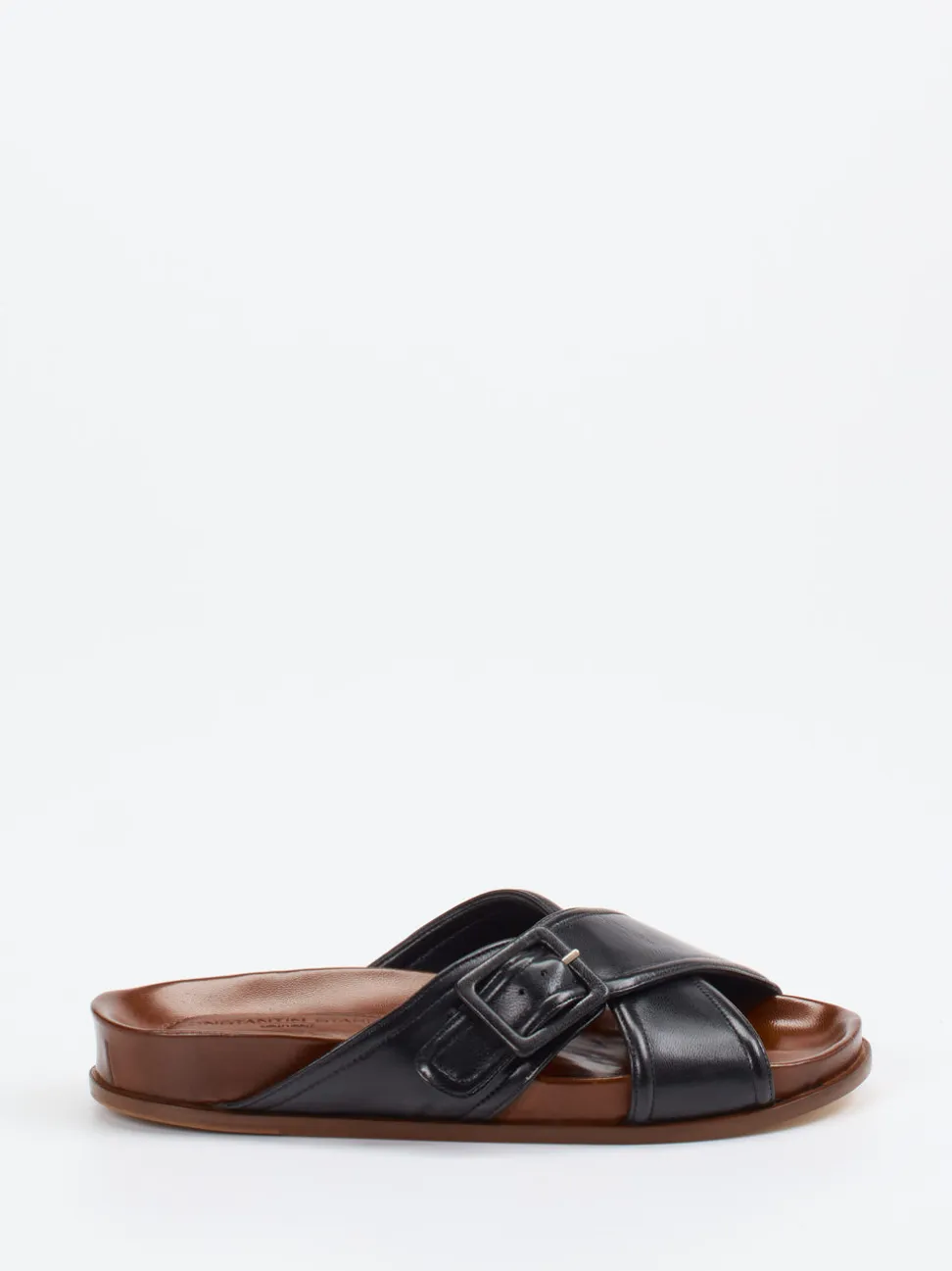 Konstantin Starke – Sandalen aus Lammleder schwarz